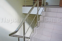 Перила и ограждения из нержавеющей стали с двумя ригелями в Челябинске. Готовые проекты ПерилаГлавСнаб - фото 15