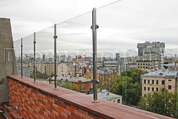 Ограждения из нержавейки со стеклом в Челябинске. Готовые проекты ПерилаГлавСнаб - фото 8