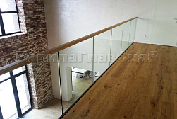 Цельностеклянные ограждения на несущем стекле в Челябинске. Готовые проекты ПерилаГлавСнаб - фото 26