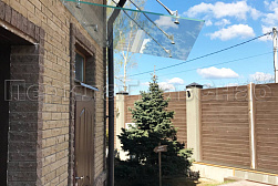 Стеклянные козырьки на вантах в Челябинске. Готовые проекты ПерилаГлавСнаб - фото 17