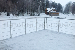 Перила и ограждения для террас в Челябинске. Готовые проекты ПерилаГлавСнаб - фото 17