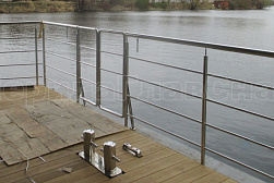 Ограждение лестницы от детей в Челябинске. Готовые проекты ПерилаГлавСнаб - фото 8