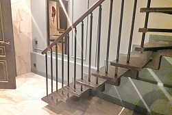 Перила и ограждения с вертикальным заполнением в Челябинске. Готовые проекты ПерилаГлавСнаб - фото 10 Перила и ограждения с вертикальным заполнением в Челябинске. Готовые проекты ПерилаГлавСнаб - фото 10