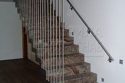 Перила и ограждения с вертикальным заполнением в Челябинске. Готовые проекты ПерилаГлавСнаб - фото 17