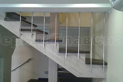 Перила и ограждения с вертикальным заполнением в Челябинске. Готовые проекты ПерилаГлавСнаб - фото 8 Перила и ограждения с вертикальным заполнением в Челябинске. Готовые проекты ПерилаГлавСнаб - фото 8