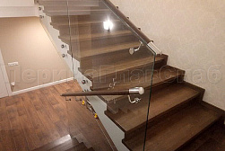 Цельностеклянные ограждения на несущем стекле в Челябинске. Готовые проекты ПерилаГлавСнаб - фото 10