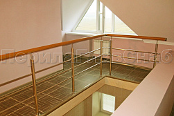 Ограждения из нержавеющей стали с тремя ригелями в Челябинске. Готовые проекты ПерилаГлавСнаб - фото 13