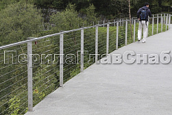 Тросовые ограждения в Челябинске. Готовые проекты ПерилаГлавСнаб - фото 5