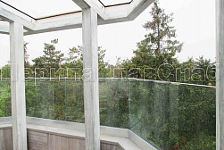 Стеклянные перила для балконов в Челябинске. Готовые проекты ПерилаГлавСнаб - фото 14