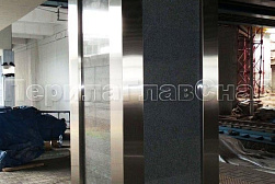 Облицовка колонн нержавеющей сталью в Челябинске. Готовые проекты ПерилаГлавСнаб - фото 10