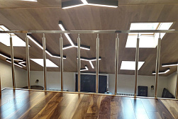 Ограждения и перила без ригелей из нержавеющей стали (без заполнения) в Челябинске. Готовые проекты ПерилаГлавСнаб - фото 13