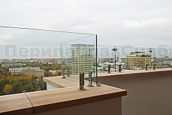 Цельностеклянные ограждения на несущем стекле в Челябинске. Готовые проекты ПерилаГлавСнаб - фото 21