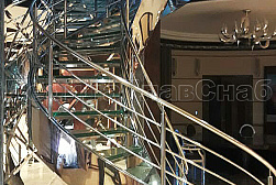 Ограждения для лестниц в Челябинске. Готовые проекты ПерилаГлавСнаб - фото 19 Ограждения для лестниц в Челябинске. Готовые проекты ПерилаГлавСнаб - фото 19