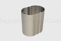 Облицовка колонн нержавеющей сталью в Челябинске. Готовые проекты ПерилаГлавСнаб - фото 1