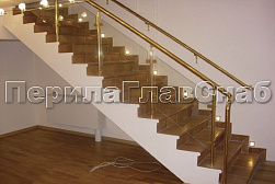 Латунные перила под золото в Челябинске. Готовые проекты ПерилаГлавСнаб - фото 19 Латунные перила под золото в Челябинске. Готовые проекты ПерилаГлавСнаб - фото 19