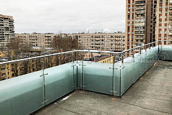 Цельностеклянные ограждения для крыш в Челябинске. Готовые проекты ПерилаГлавСнаб - фото 21