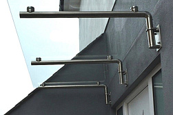 Консольные козырьки и навесы в Челябинске. Готовые проекты ПерилаГлавСнаб - фото 4