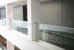 Цельностеклянные ограждения на несущем стекле в Челябинске. Готовые проекты ПерилаГлавСнаб - фото 25