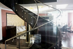 Цельностеклянные ограждения на несущем стекле в Челябинске. Готовые проекты ПерилаГлавСнаб - фото 4