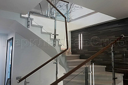 Стеклянные перила для винтовых лестниц в Челябинске. Готовые проекты ПерилаГлавСнаб - фото 11 Стеклянные перила для винтовых лестниц в Челябинске. Готовые проекты ПерилаГлавСнаб - фото 11