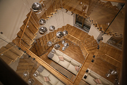 Стеклянные перила для винтовых лестниц в Челябинске. Готовые проекты ПерилаГлавСнаб - фото 3