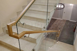 Перила и ограждения из нержавейки и дерева в Челябинске. Готовые проекты ПерилаГлавСнаб - фото 7