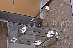 Козырьки и навесы на металлокаркасе в Челябинске. Готовые проекты ПерилаГлавСнаб - фото 25