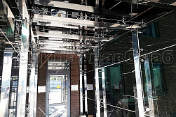 Стеклянные козырьки на спайдерах в Челябинске. Готовые проекты ПерилаГлавСнаб - фото 3