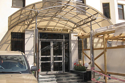 Козырьки и навесы на металлокаркасе в Челябинске. Готовые проекты ПерилаГлавСнаб - фото 29