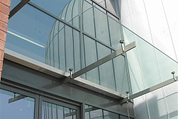 Консольные козырьки и навесы в Челябинске. Готовые проекты ПерилаГлавСнаб - фото 9