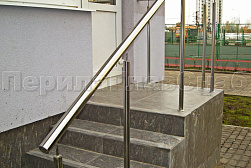 Ограждения и перила без ригелей из нержавеющей стали (без заполнения) в Челябинске. Готовые проекты ПерилаГлавСнаб - фото 14