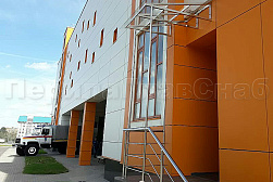 Козырьки и навесы на металлокаркасе в Челябинске. Готовые проекты ПерилаГлавСнаб - фото 12