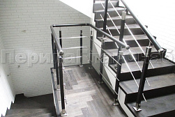 Перила и ограждения из нержавейки и дерева в Челябинске. Готовые проекты ПерилаГлавСнаб - фото 5