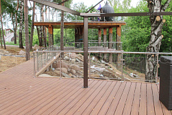 Ограждения из нержавейки со стеклом в Челябинске. Готовые проекты ПерилаГлавСнаб - фото 25