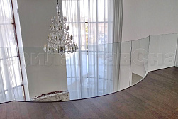 Цельностеклянные ограждения на несущем стекле в Челябинске. Готовые проекты ПерилаГлавСнаб - фото 9