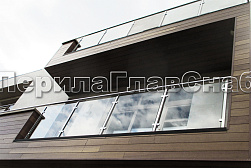 Ограждения из нержавейки со стеклом в Челябинске. Готовые проекты ПерилаГлавСнаб - фото 16