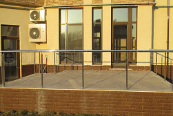 Ограждения и перила без ригелей из нержавеющей стали (без заполнения) в Челябинске. Готовые проекты ПерилаГлавСнаб - фото 10